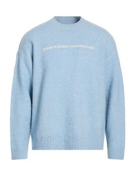 Pullover Hombre Azul celeste S Hombre