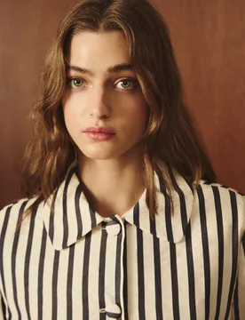 Chaqueta corta fantasía raya ancha de mujer - Lloyd's - FashionsVida