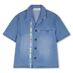 Camicia A Maniche Corte U21688 Double Stone / Bleach 10 Anni