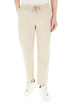 Pantalone misto cotone BEIGE S - Sun68 - FashionsVida