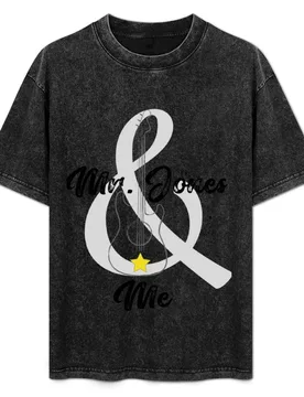 Jones and me T-Shirt Simple Line Art Print Tee - Aliexpress - FashionsVida