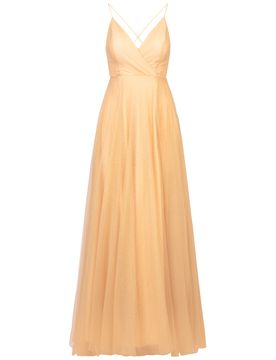APART Vestido de noche beige claro