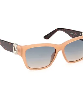 Lunettes De Soleil Polarisées Gu00105 Shiny Beige / Gradient Green One Size - Guess - FashionsVida
