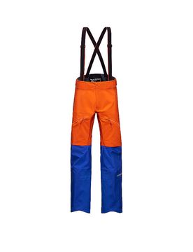 Pantalon de randonnée Eiger Nordwand Pro 3L GTX HS avec bretelles orange 50