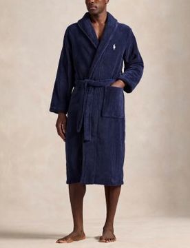 Para hombre. 714853990001 Bata de rizo de algodón (S-M), Homewear