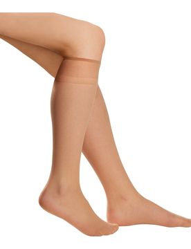 Diabetiker-Kniestrümpfe, 5 Paar beige