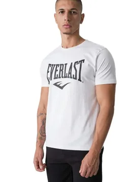 T-shirt à Manches Courtes Logo Optical White S - Everlast - FashionsVida