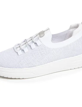 Baskets slip-on talon plateforme Blanc blanc 38 - Isotoner - FashionsVida