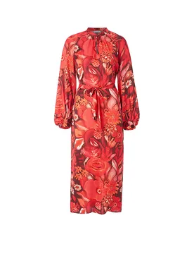 Richroyal Midikleid rouge 38 - Richroyal - FashionsVida