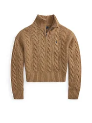 POLO Troyer Pullover camel M damen