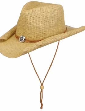 Vescadosa Western Straw Hat by - nature - Female - Size: L (58-59 cm) - Lipodo - FashionsVida