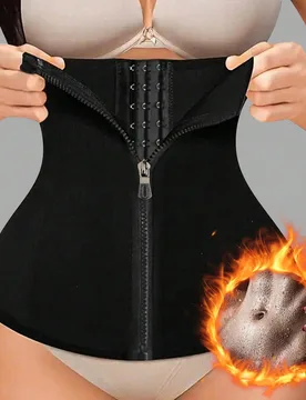 Pieza de cinturón deportivo de plástico para mujer, cinturón de entrenamiento de cintura, cinturón moldeador de cintura abdominal, cinturón abdom - Shein - FashionsVida