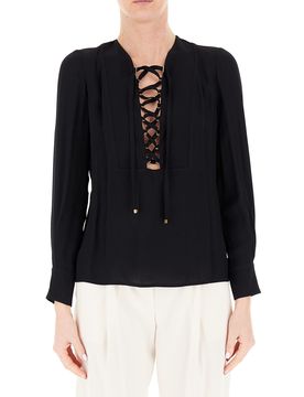 Blusa in viscosa NERO 46