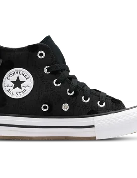 CTAS Toddler Trainers - Black - Size 1.5 - Poly Fleece - Black - Size: 1.5 - Converse - FashionsVida