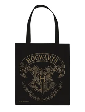 Stofftasche - Hogwarts Wappen - schwarz/beige - Lizenzierter Fanartikel - Unisex - unisex - Harry Potter - FashionsVida