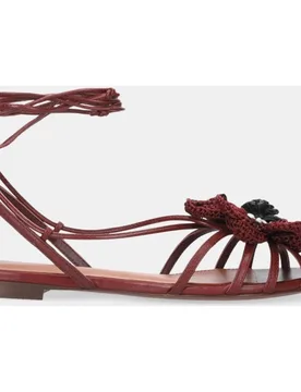 Lola Cruz - Sandalia plana de piel - Lola Cruz - FashionsVida