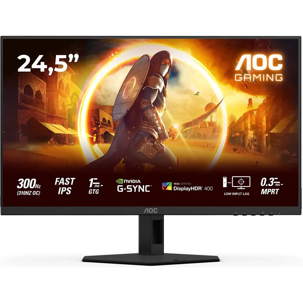 Monitor PC Gaming 62,2cm (24,5") 25G4SRE, 300 Hz, Full HD IPS - AOC - FashionsVida