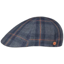 Paddy Kampen Linen Flat Cap by - navy - Female - Size: S (54-55 cm)