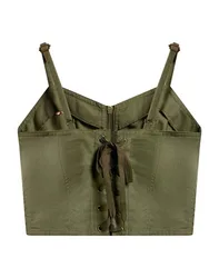Top Damen Khaki M,S Damen