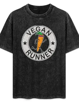 Vegan Runner T-Shirt Plus Size Summer Short Sleeve T-Shirt - Aliexpress - FashionsVida