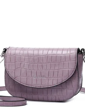 Cross Body Phone Bag - Purple - Size: One Size - Raffaella - FashionsVida
