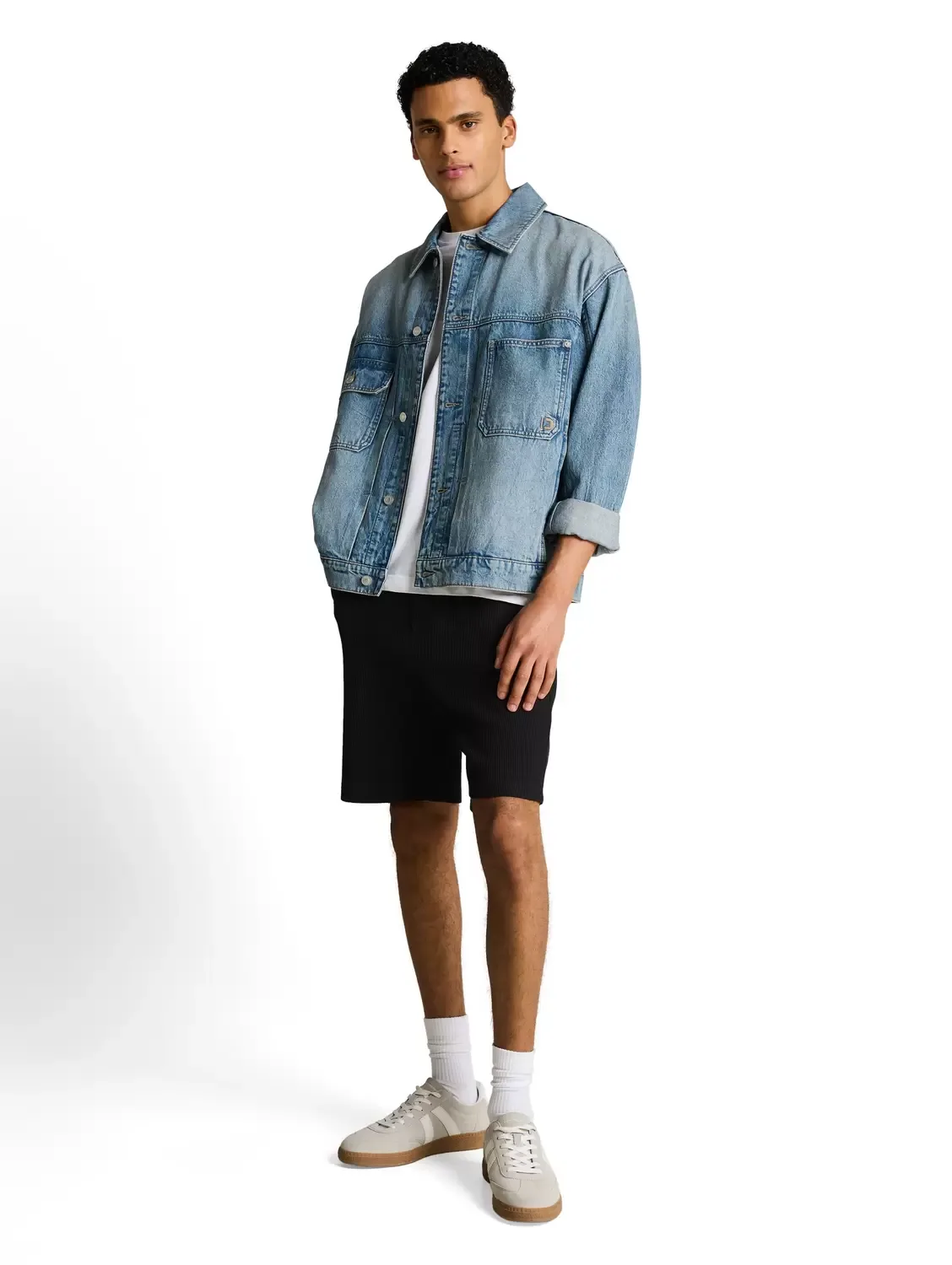 Relaxed structured sweat short male - XXL - FashionsVida