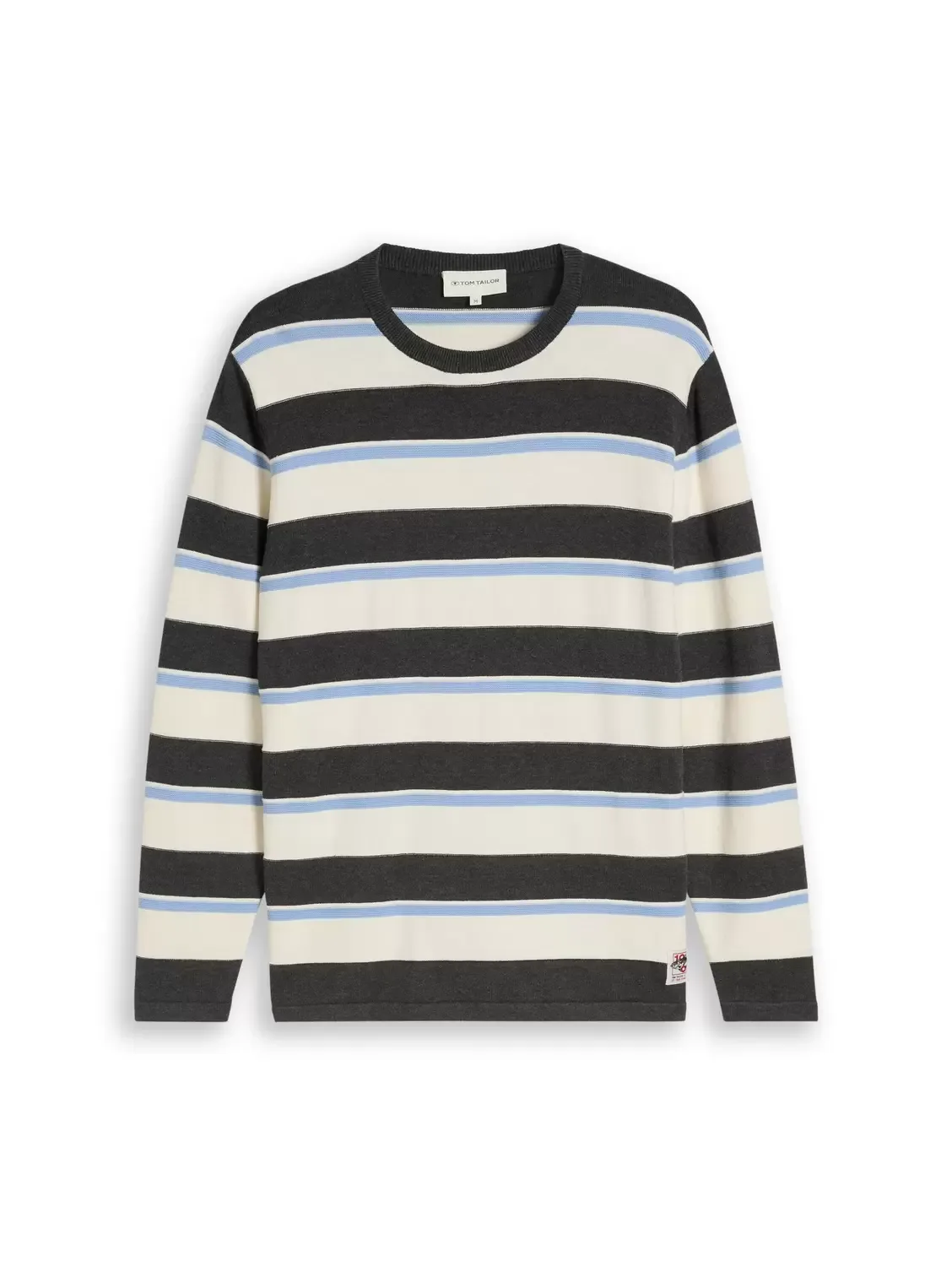 XL striped crew neck knit male - XL - FashionsVida