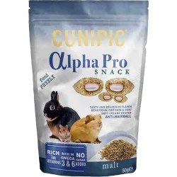 Snack para conejos y roedores Alpha Pro malta 50 g