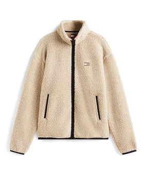 Giacca in pile crema M - Tommy Jeans - FashionsVida