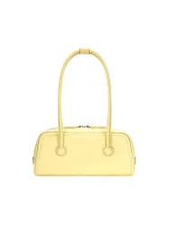 Ledertasche - Schultertasche SOFT BOSTON gelb damen