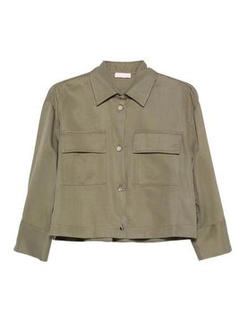 Liu Jo Camicia cropped verde oliva