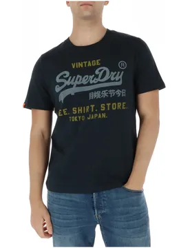 Superdry Herren T-Shirt Blau 511822