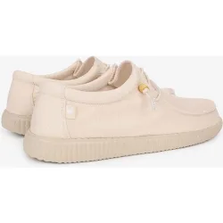 Zapatos cómodos de hombre tipo wallabi en algodón lavado