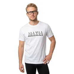 T-shirt à Manches Courtes Shadow White L