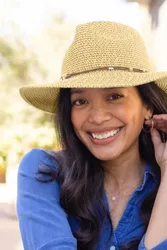 Wanderlust Women's UPF 50+ Fedora Hat - - Size: S-M