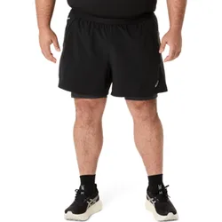 ROAD 2N1 5 INCH SHORT Herren PERFORMANCE BLACK/GRAPHITE GREY XXL