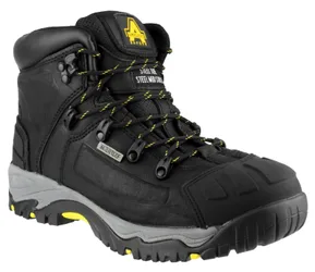 Mens Fs32 Waterproof Safety Boot - Black Leather - Size 6.5 (Uk Shoe)