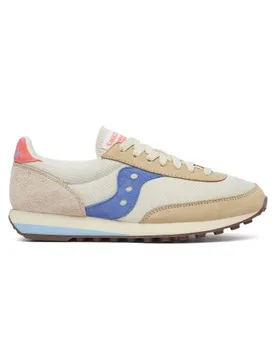 Womens Cream Blue Trainer 80 Trainer - Female - Beige - UK 8 - Saucony - FashionsVida