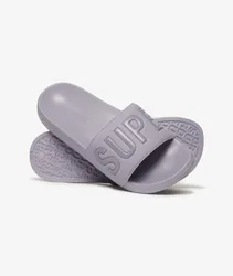 Superdry Damen Core Badesandalen Purple - Größe: 3-4