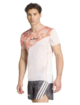 Terrex Techrock Pro Short Sleeve T-shirt White / Semi Impact Orange XL Men - Adidas - FashionsVida