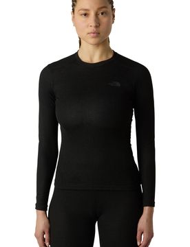 Easy neck camiseta térmica manga larga mujer Beige (S)