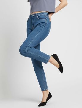 Sinsay - Jeans mom fit - blu