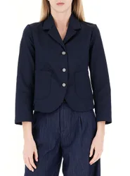 Blazer misto cotone LIU JEANS BLU NOTTE 42