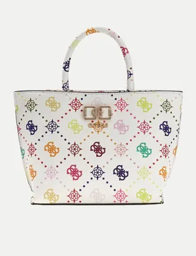 Tote Bag Emelie Logo Mini Weiß - Guess - FashionsVida