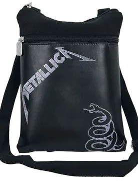 Umhängetasche - Black album - schwarz/weiß - Lizenziertes Merchandise! - Unisex - unisex - Metallica - FashionsVida