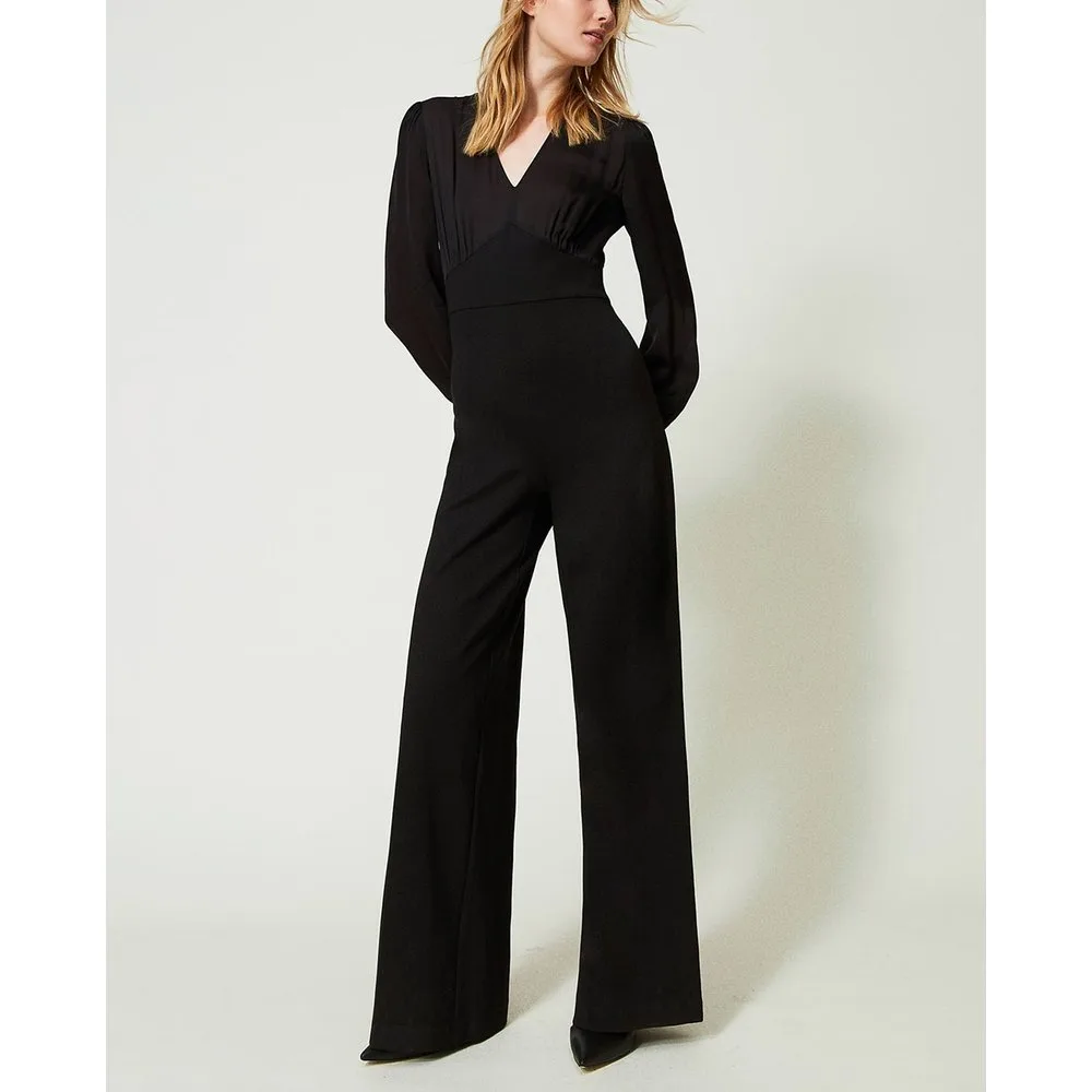Mono largo de mujer con pantalones anchos - Twinset - FashionsVida