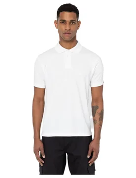 Everyday Mens White Polo Shirt - Size Large - Dickies - FashionsVida