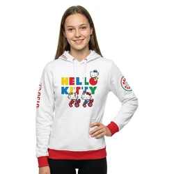 Felpa Con Cappuccio Hello Kitty Smile White 2XS