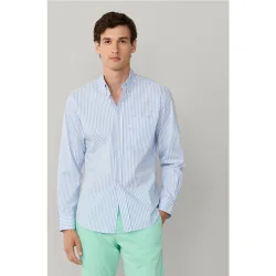 Camisa de hombre a rayas fit Club