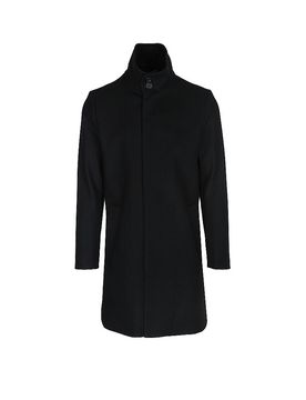 Abrigo de lana ALERIC negro 48